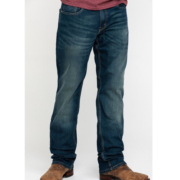 LEVI'S LEVIS Mens 559 Relaxed Straight Jeans Medium Wash Faded W36 L30 // 36x30 - Picture 1 of 16